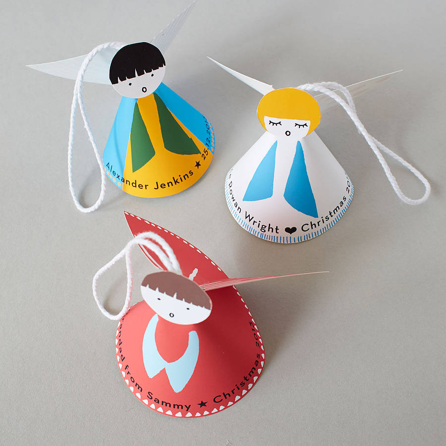 personalised christmas angel kit by spann & willis