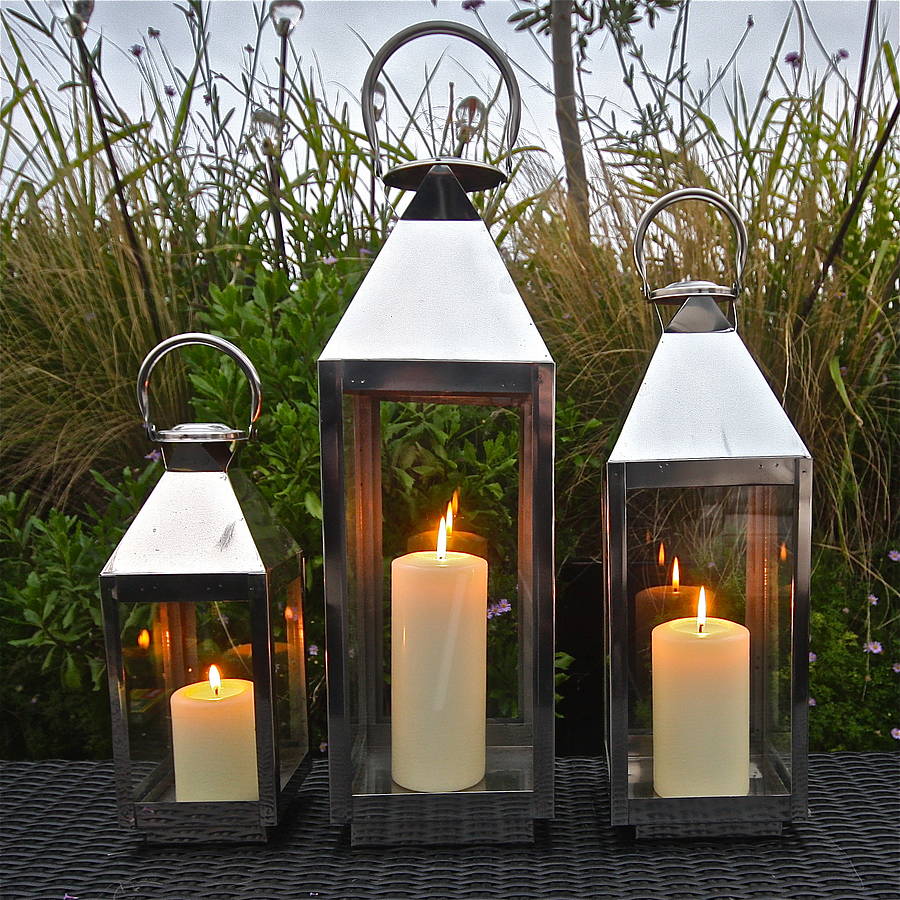 st mawes hurricane garden lantern by london garden trading