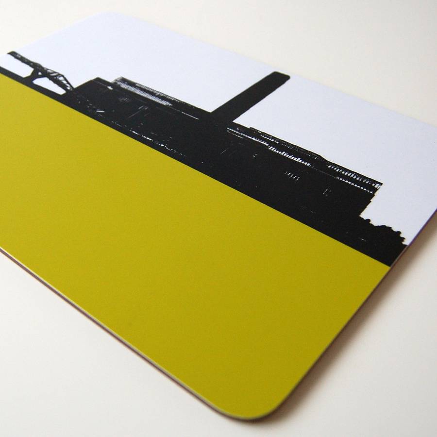 london table mats set by the art rooms