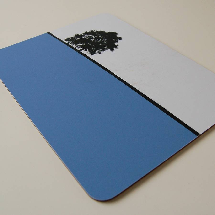 rural landscape table mats set by the art rooms