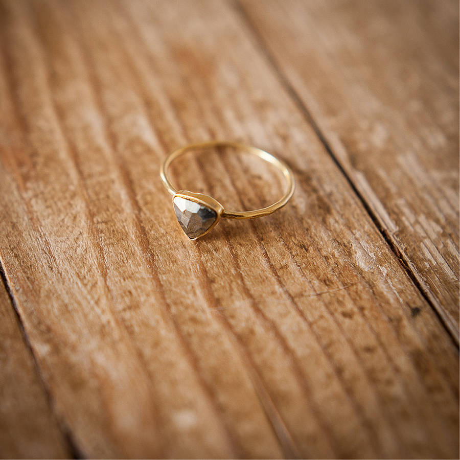 gemstone stacking rings by red ruby rouge