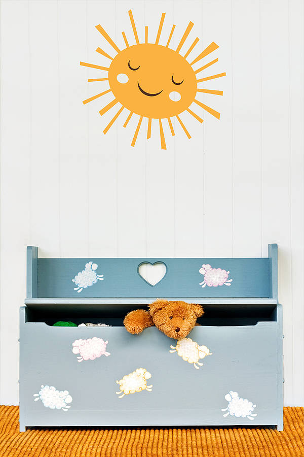 sun wall stickers by parkins interiors