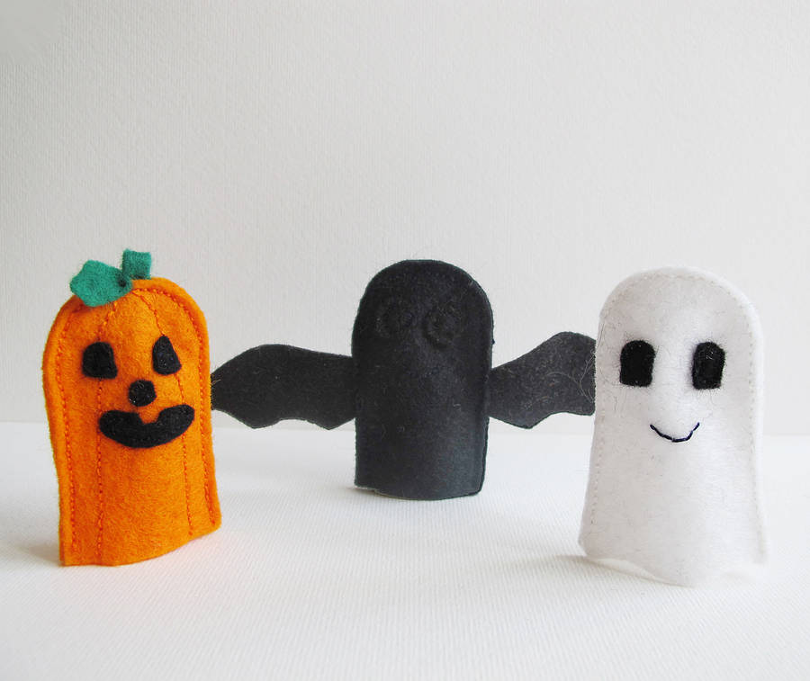 make your own halloween finger puppets kit by sarah hurley