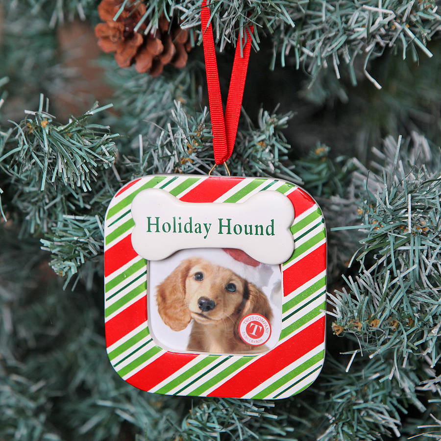Dog Christmas Picture Frame 