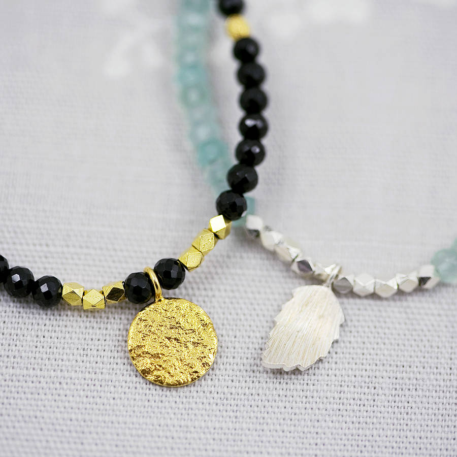 handmade gemstone bead bracelet by j&s jewellery