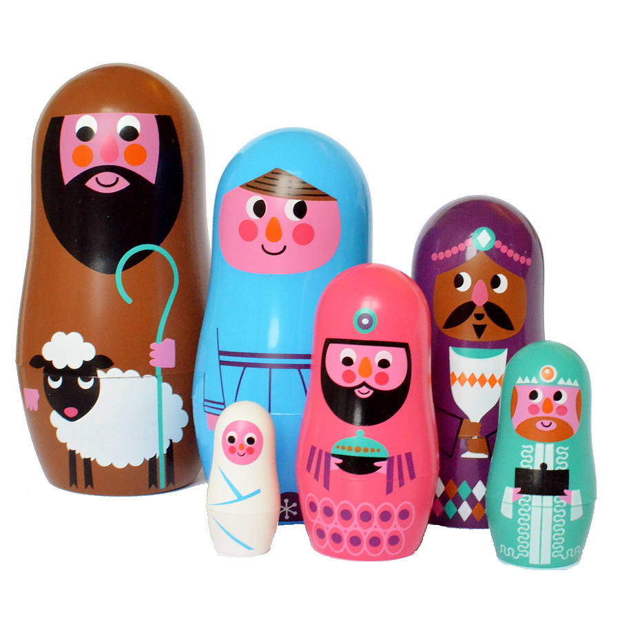 nativity russian dolls