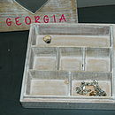 Personalised Wooden Keepsake Jewellery Box By Solesmith