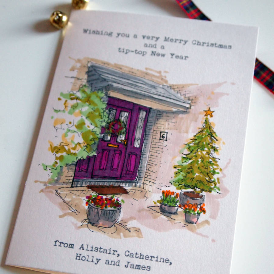 35 personalised christmas cards by homemade house | notonthehighstreet.com