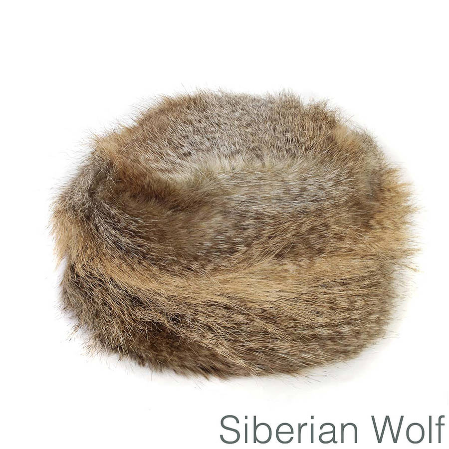 faux fur pillbox hats by helen moore