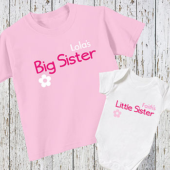 personalised t shirts for siblings