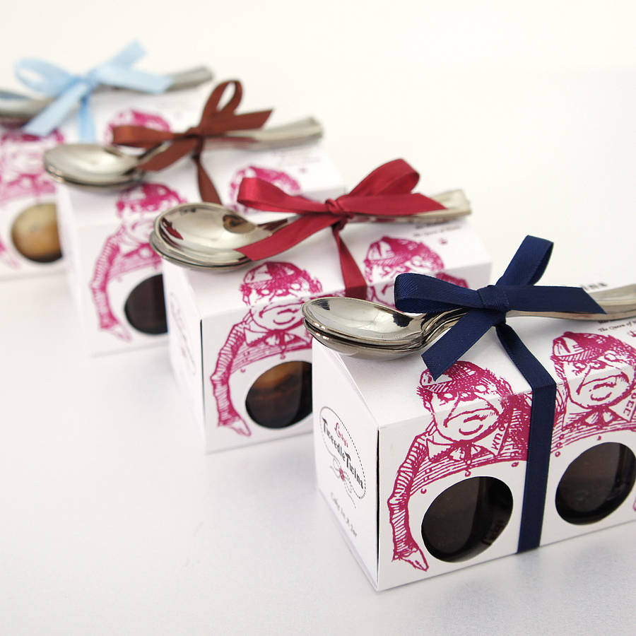 pair of mini cakes in jars gift box by fairy tale gourmet