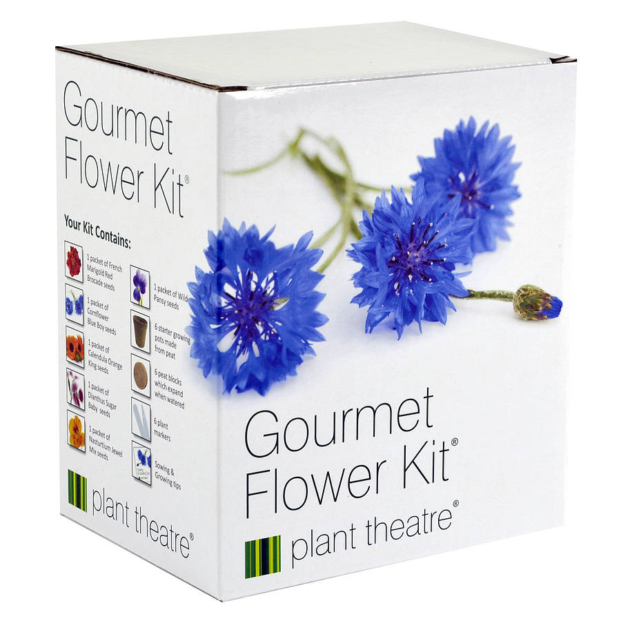 gourmet flower kit and gardeners gadget by plant theatre