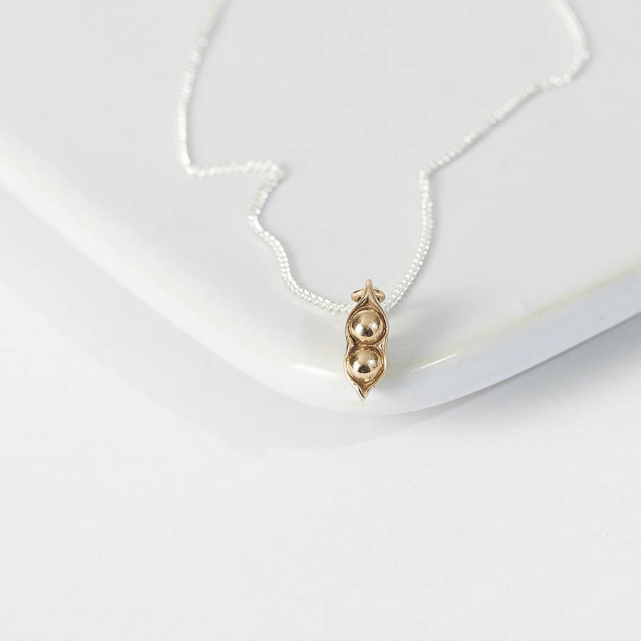 two peas in a pod necklace by suzy q designs
