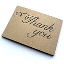 Set Of 12 Thank You Script Postcard Note Cards By Dig The Earth 