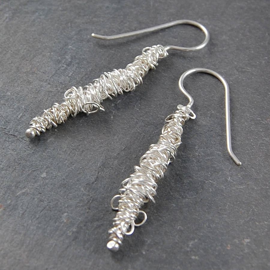 sterling silver loops earrings by otis jaxon silver jewellery ...