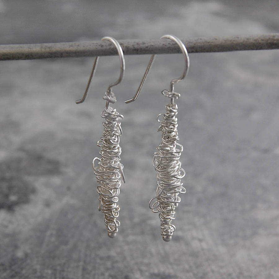 sterling silver loops earrings by otis jaxon silver jewellery ...