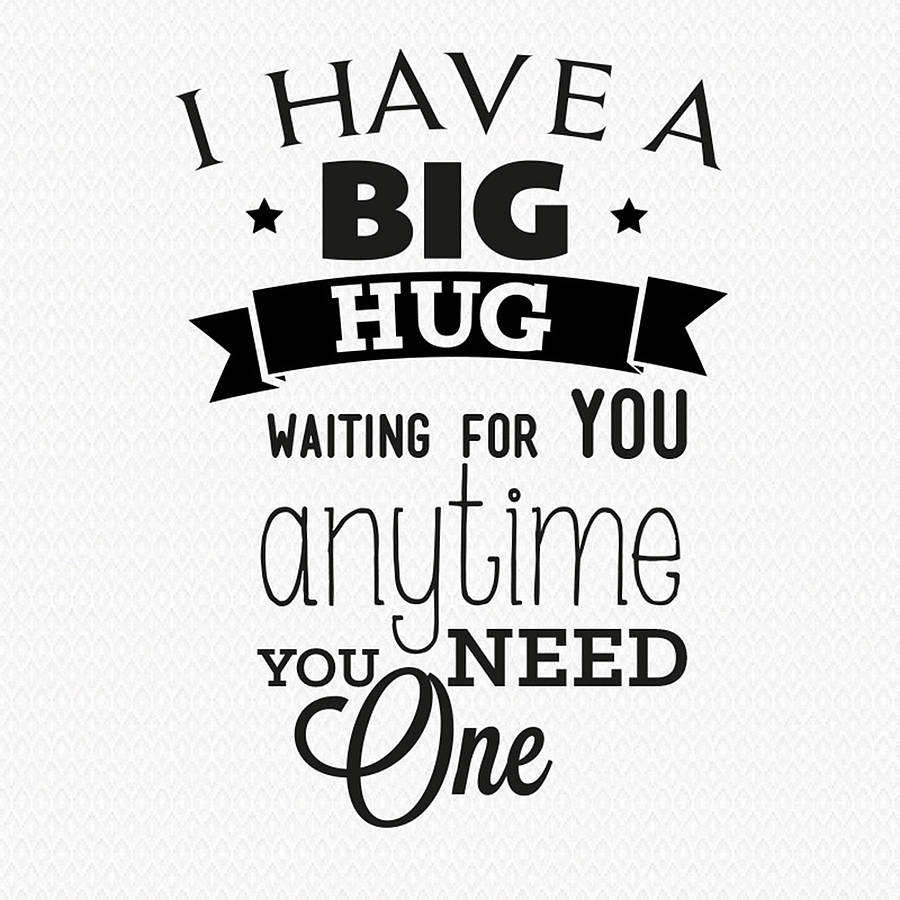 Hug waiting for you