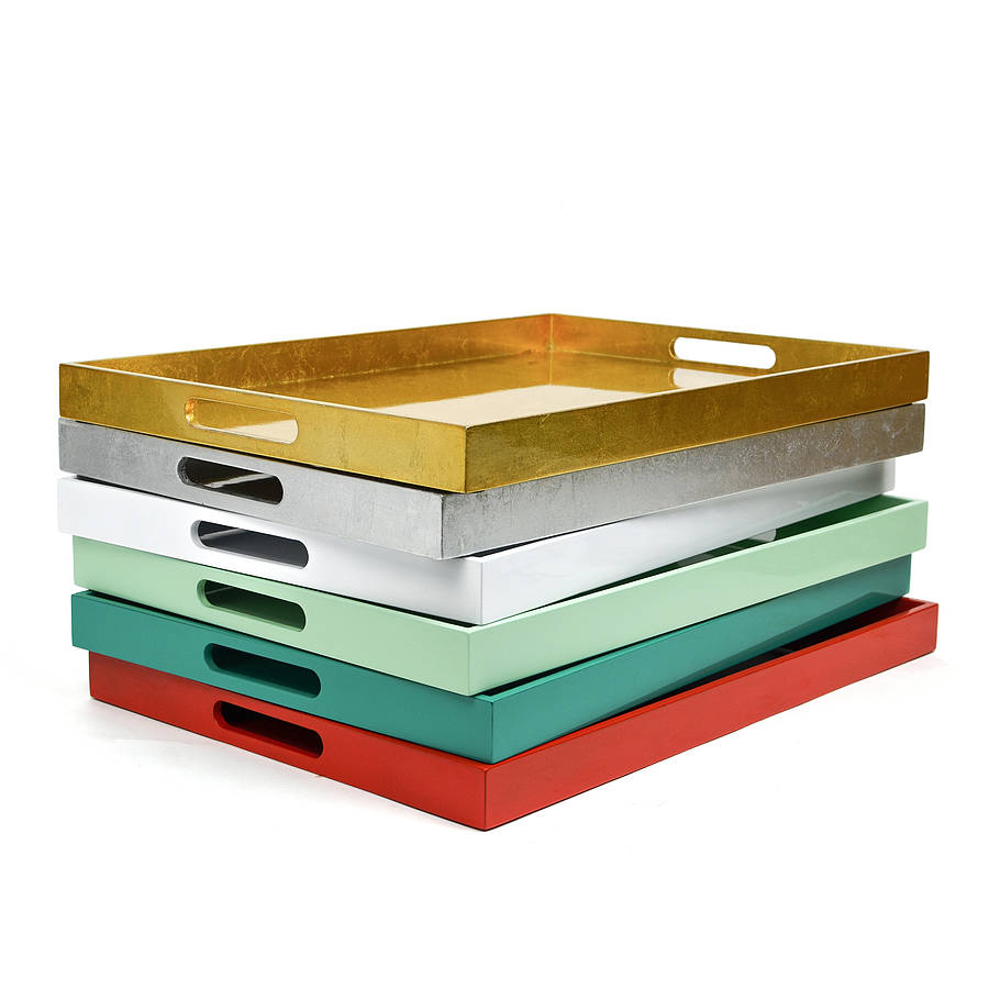 lacquer serving tray by nom living