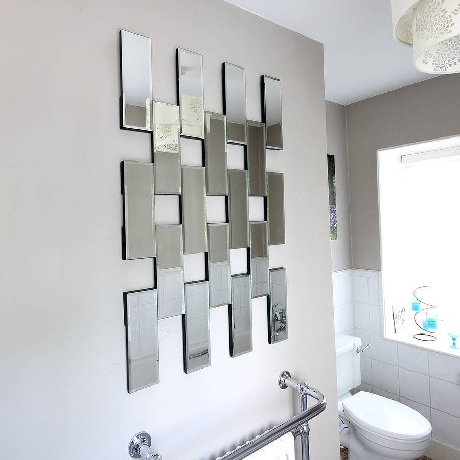 mirror tile decorative mirrors tiles glass maze homesfeed bathroom artistic homes notonthehighstreet ways apartment idea interior re