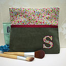 liberty print makeup bag