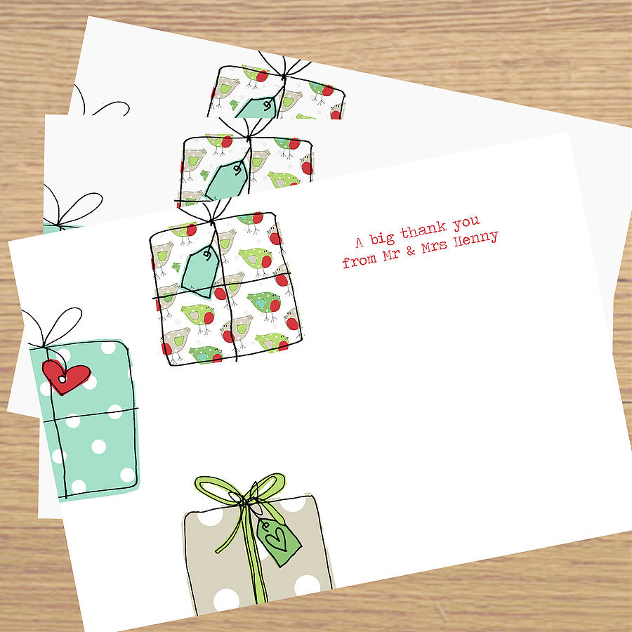 Christmas Thank You Cards By Lucy Sheeran Notonthehighstreet Com Christmas Thank You Cards By Lucy Sheeran Notonthehighstreet Com