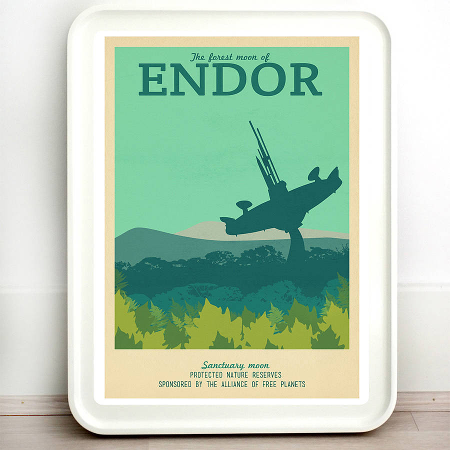 star wars vintage travel posters