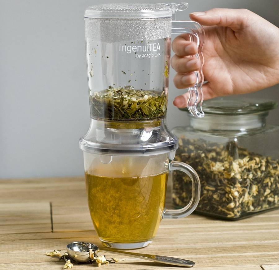 xl iced tea infuser teapot by bluebird tea co.