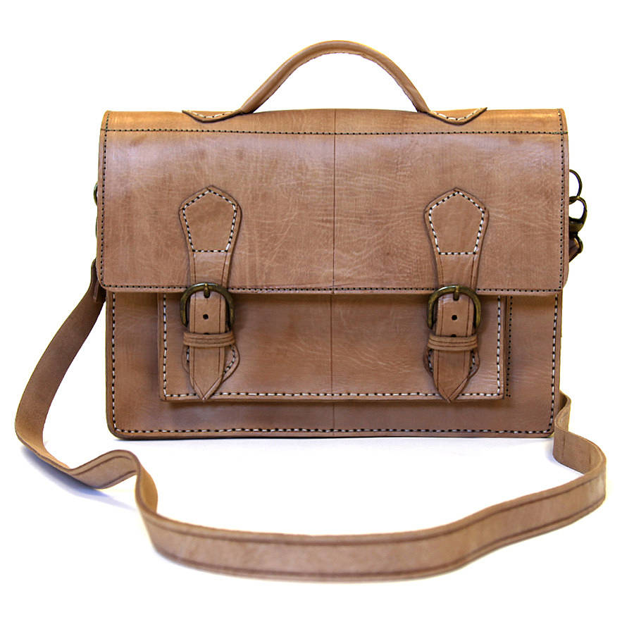 antique satchel by 3b leather goods