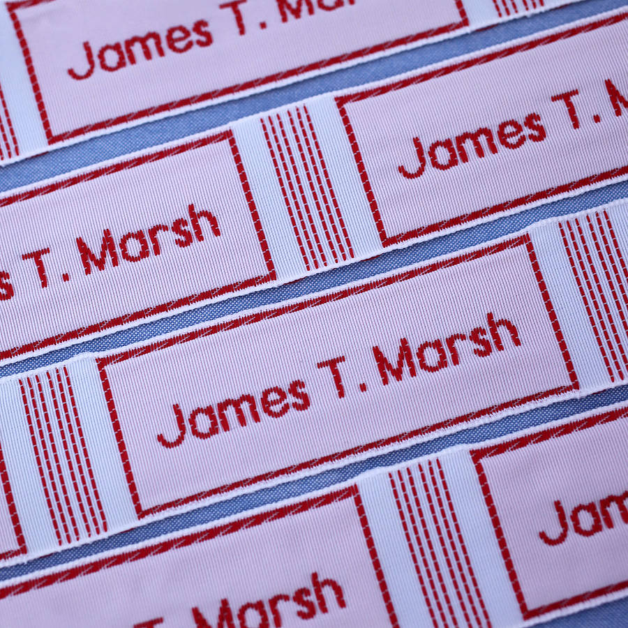 Large Woven Name Tapes