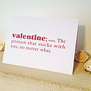 retro style 'loves' valentine's card by betsy benn | notonthehighstreet.com