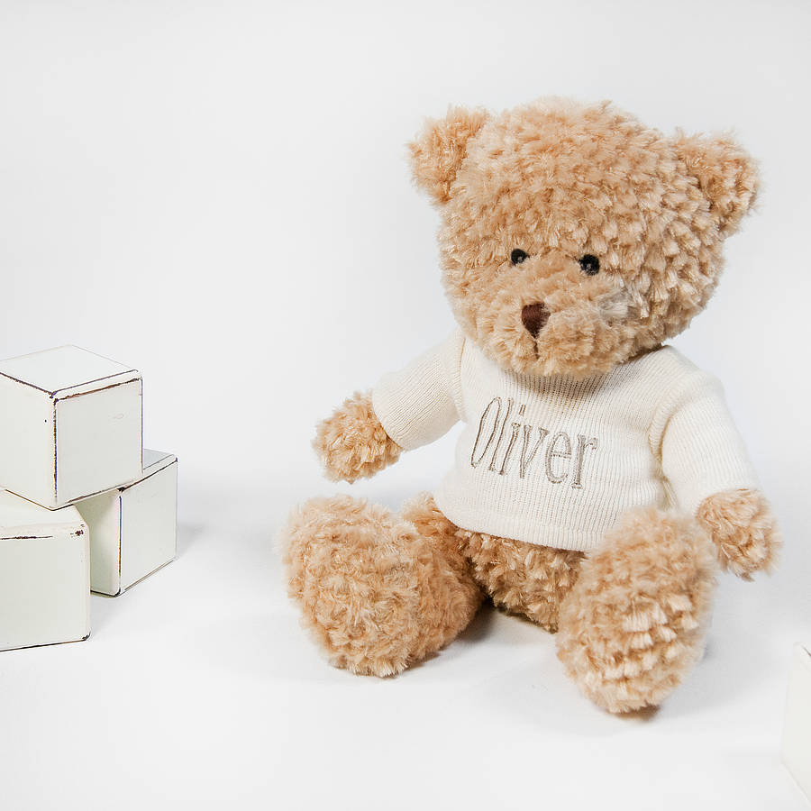 personalised waffle teddy bear by my 1st years personalised waffle teddy bear by my 1st years