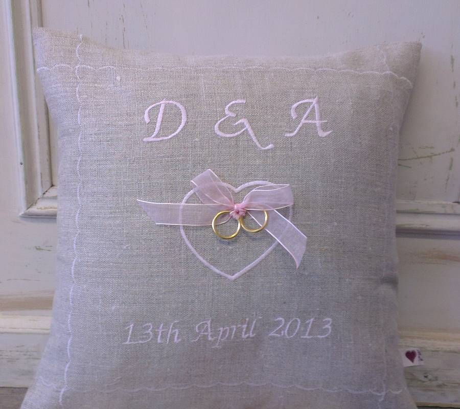 Wedding ring cushion next day delivery