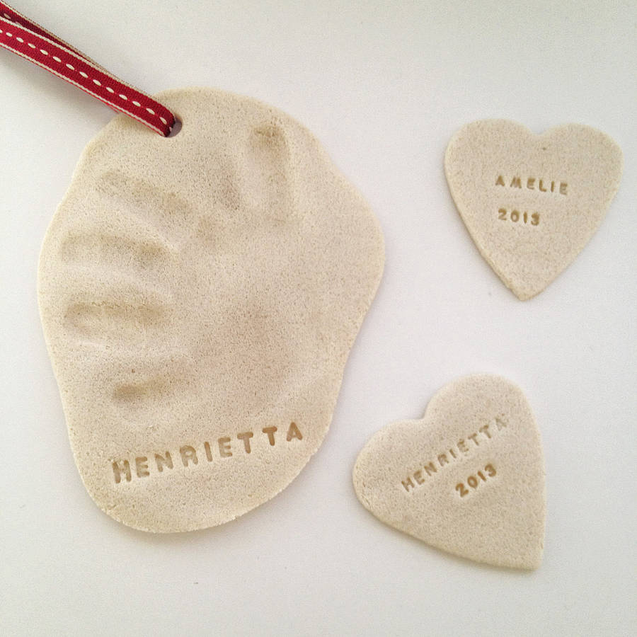 baby handprint footprint imprint keepsake kit by stomp stamps