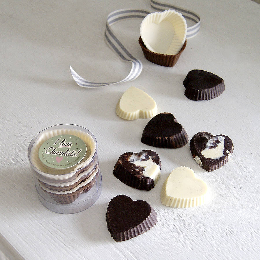 chocolate heart moulds by red lilly