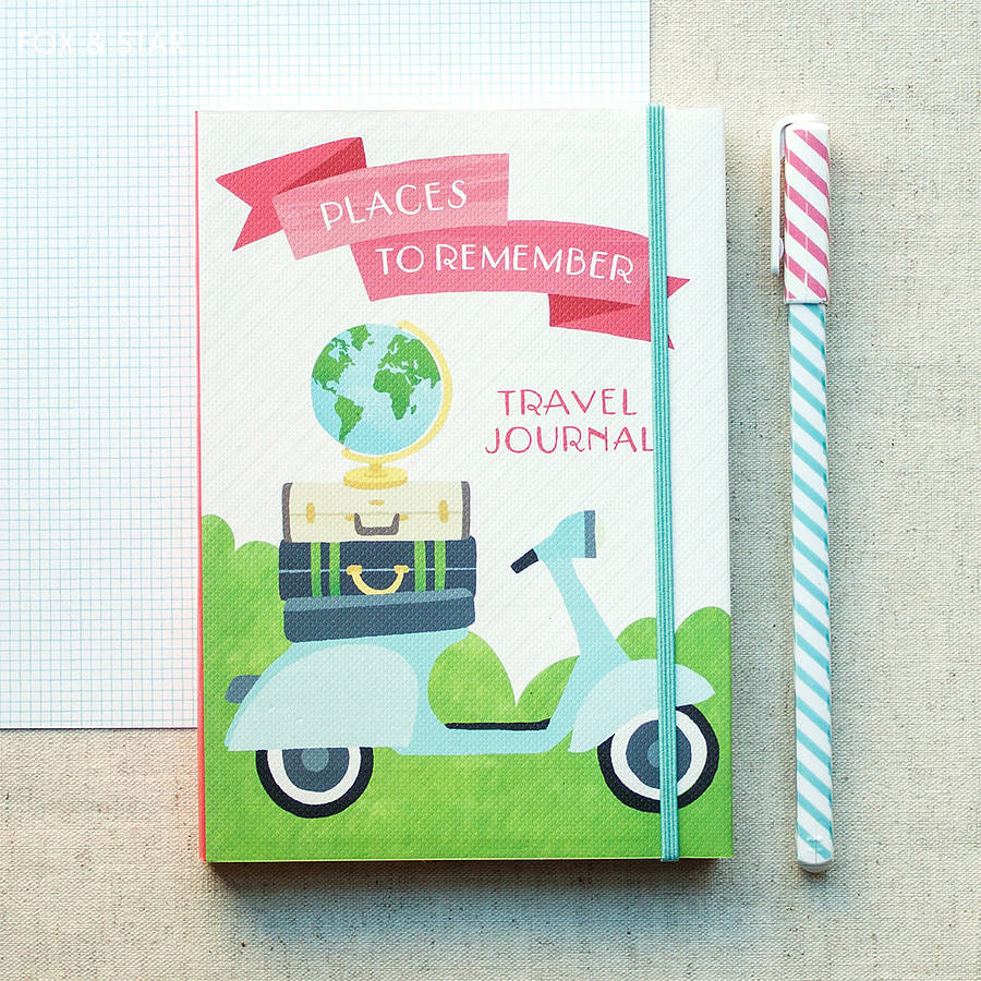 travel pocket journal by fox and star
