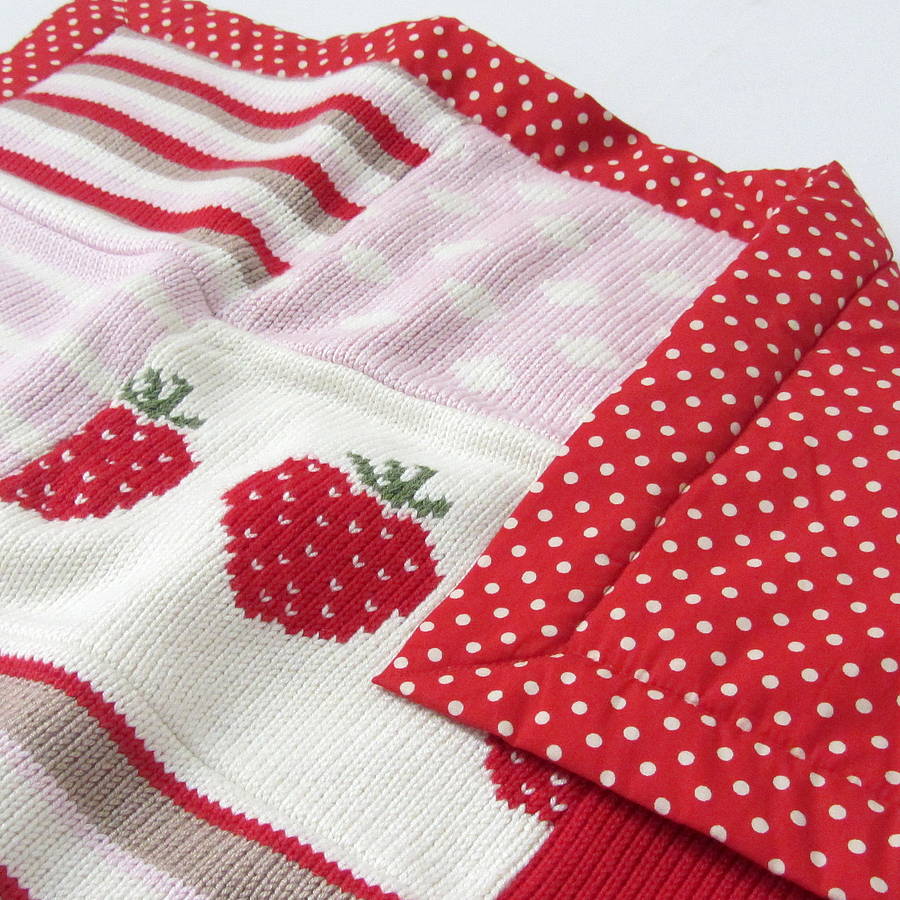 Strawberry Baby Blanket by dawnbrocco - Craftsy