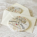 personalised save the date magnet by bedcrumb notonthehighstreet com