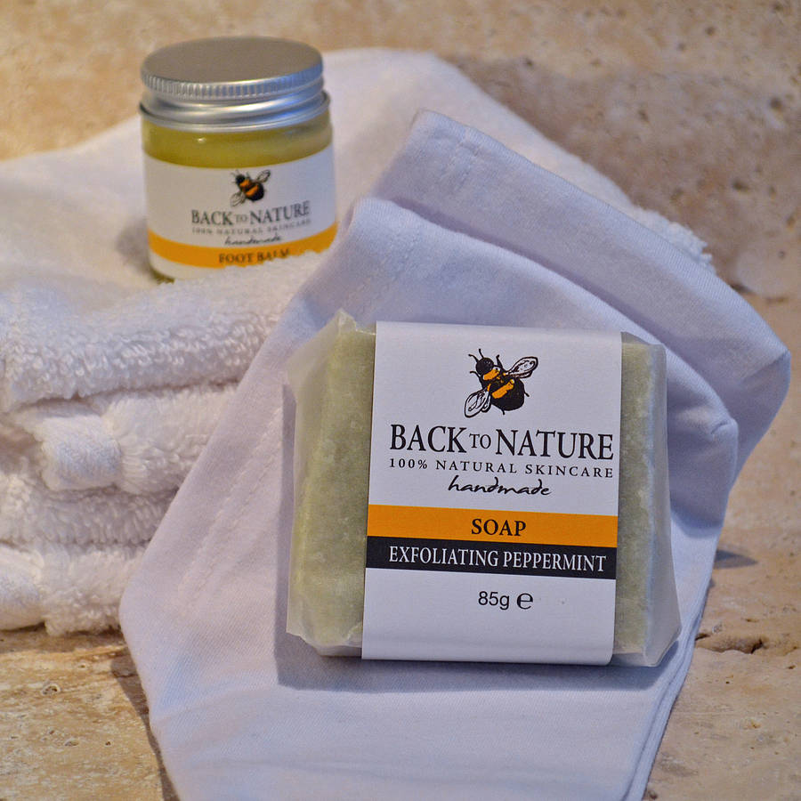 foot care gift pack by back to nature skincare