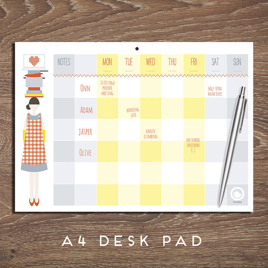 the busy woman's weekly planner by onneke