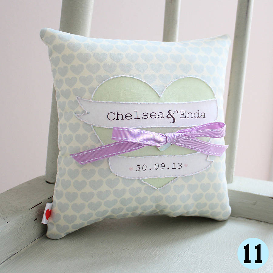 Wedding ring cushion next day delivery