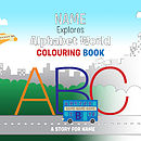 Personalised Alphabet World Colouring Book By Letteroom