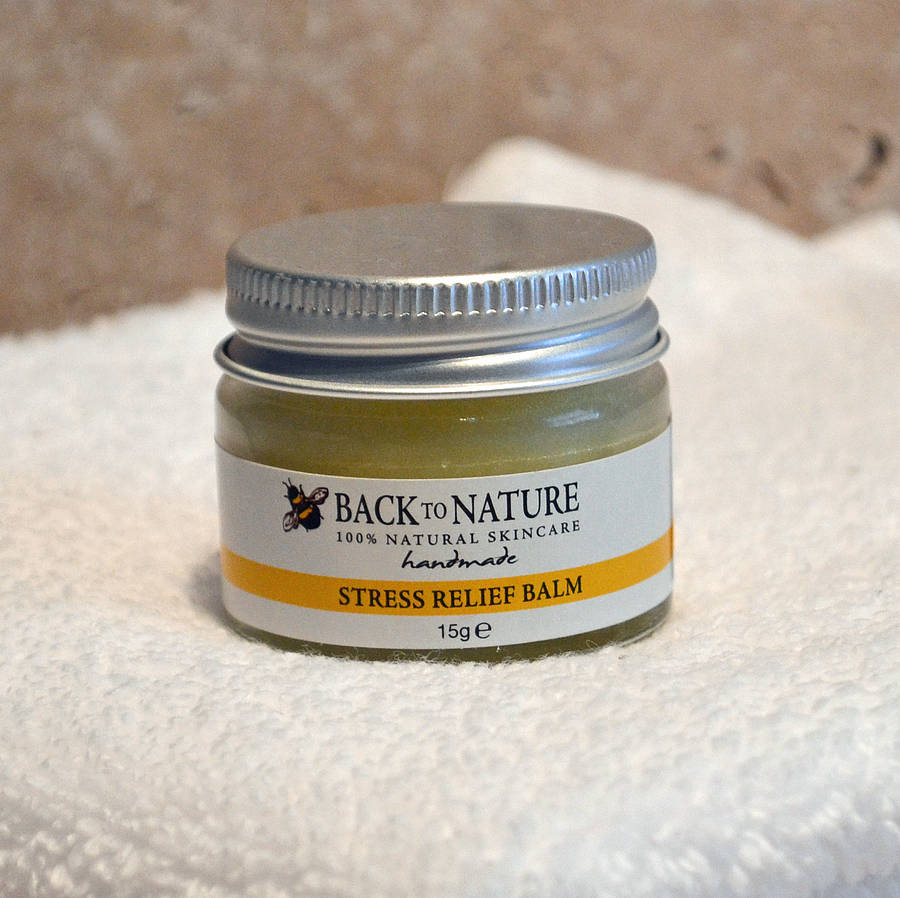 de stress aromatherapy gift set by back to nature skincare