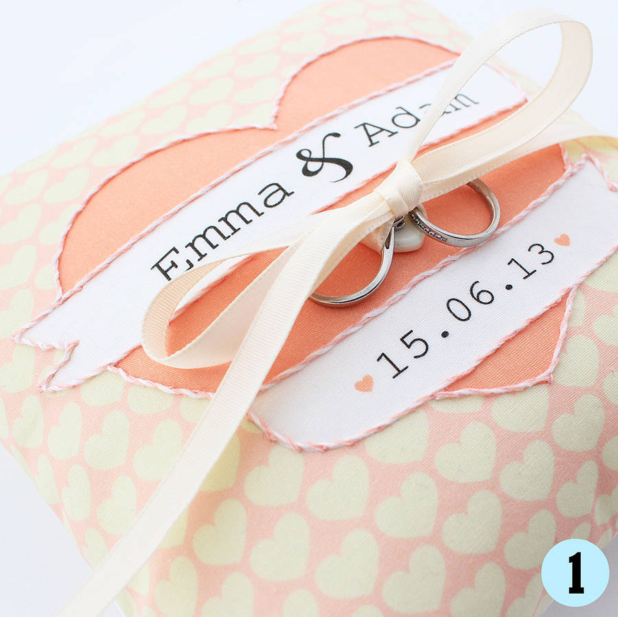 Wedding ring cushion next day delivery