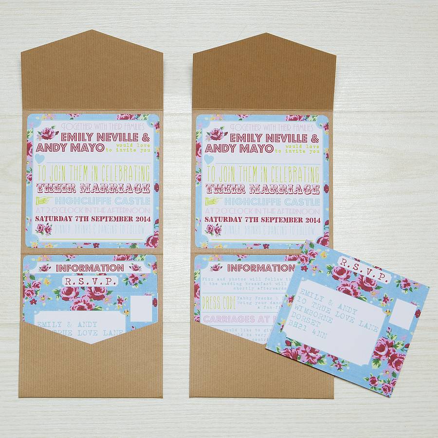 Pocketfold wedding invitations philippines