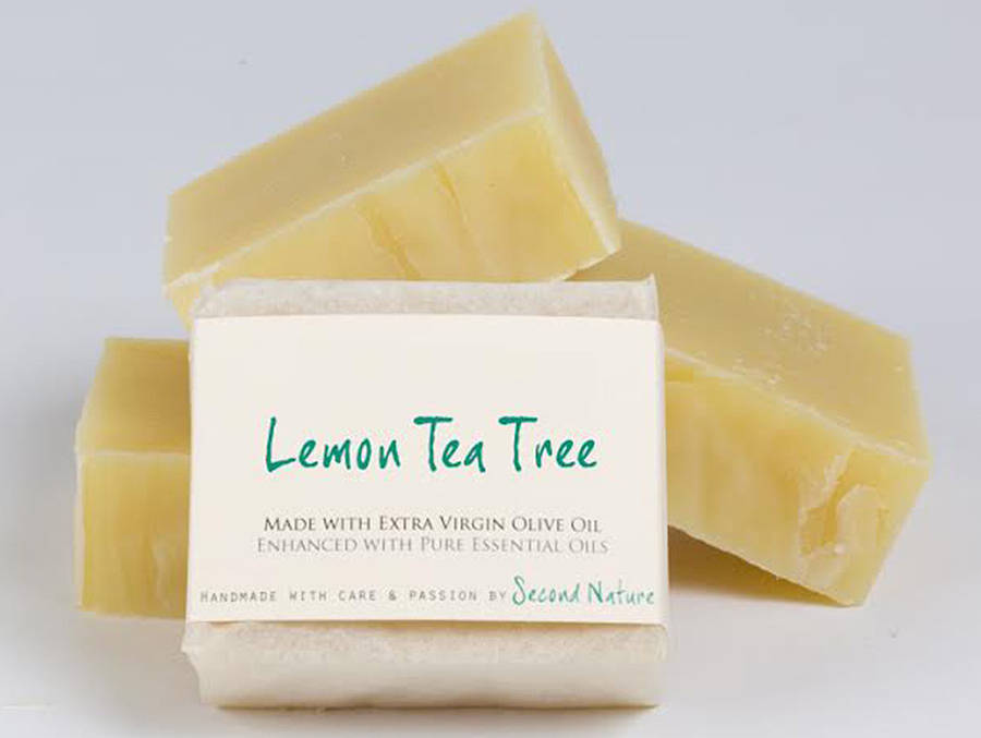 lemon tea tree soap by second nature soaps