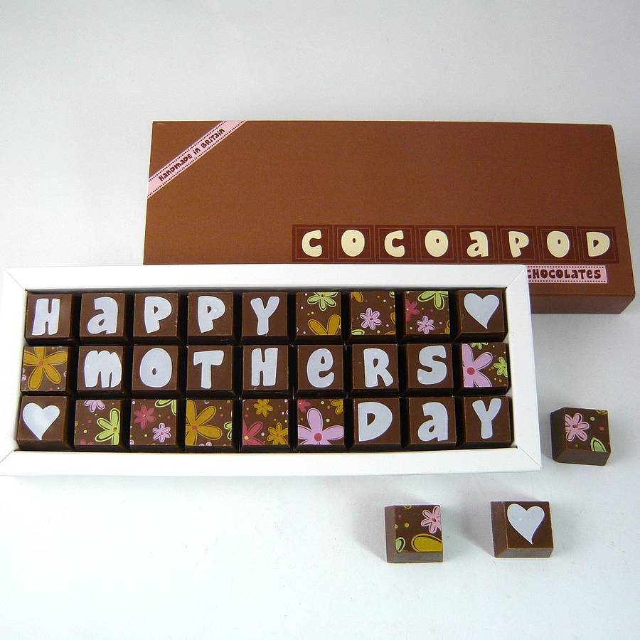 happy mothers day chocolates by chocolate by cocoapod chocolate