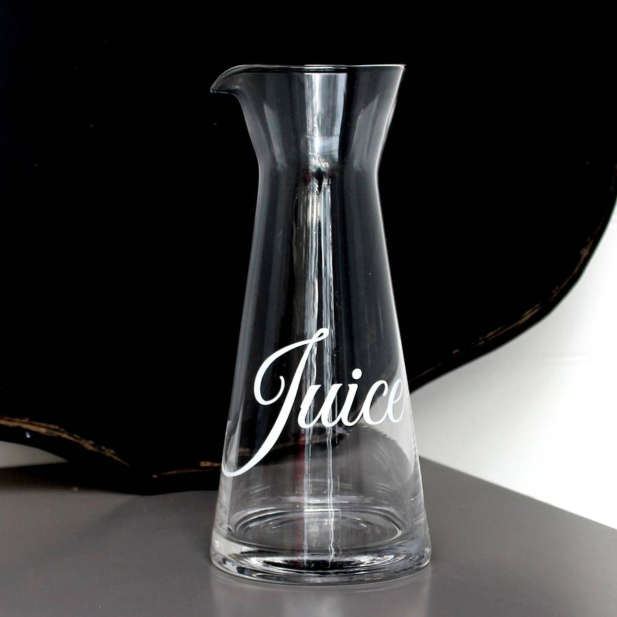 glass juice decanter by marquis & dawe