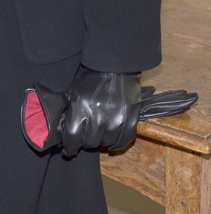 silk lined leather gloves