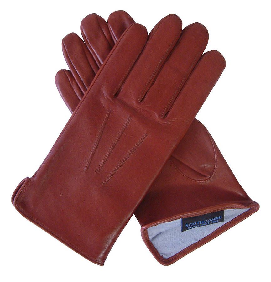 silk lined leather gloves