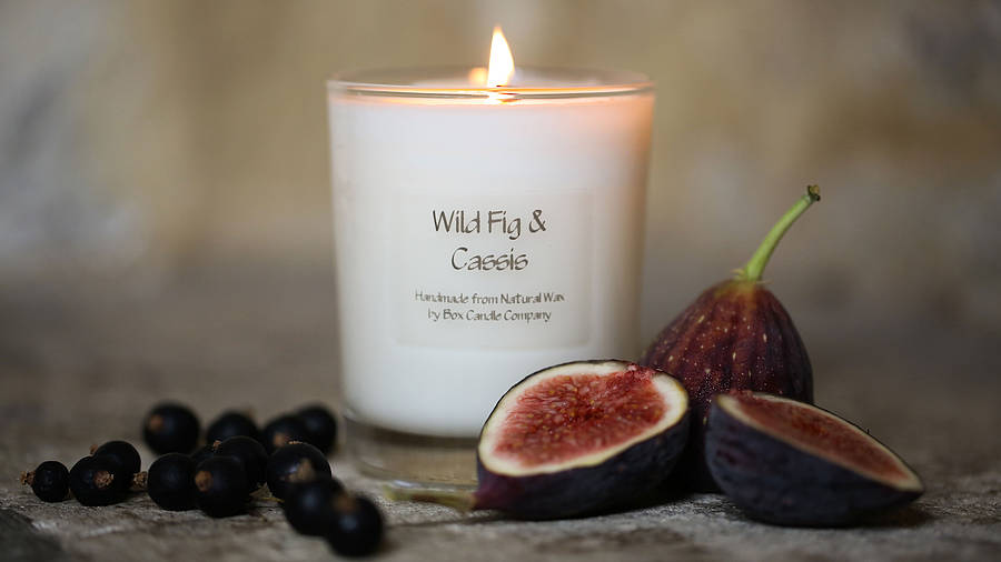 scented candle wild fig cassis by sticks and stones